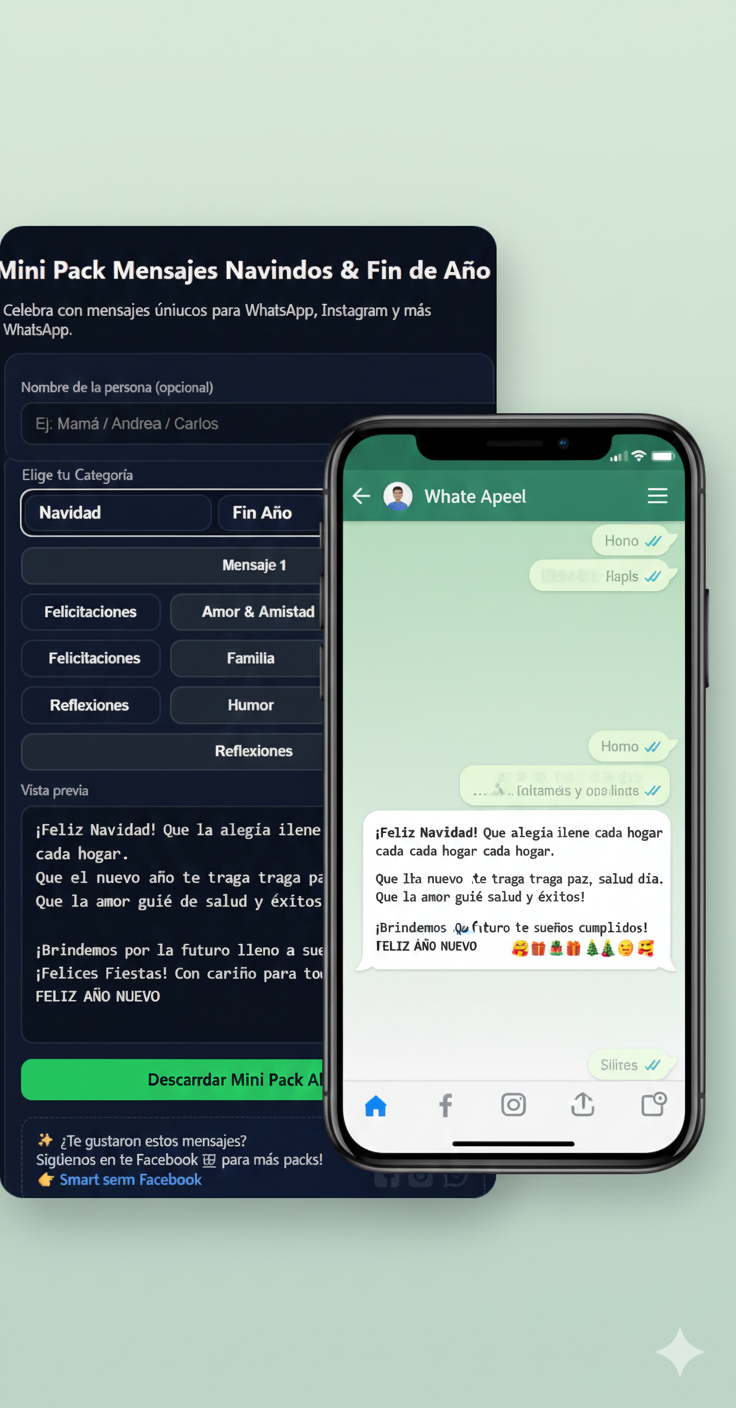 Mini Bot de Mensajes Premium para WhatsApp 🎄🎆